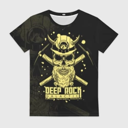Женская футболка 3D Deep Rock Galactic Danger Darkness Dwarves