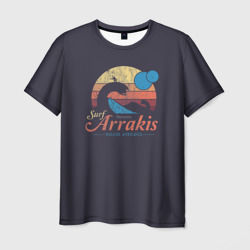 Мужская футболка 3D Арракис. Дюна. Vintage theme