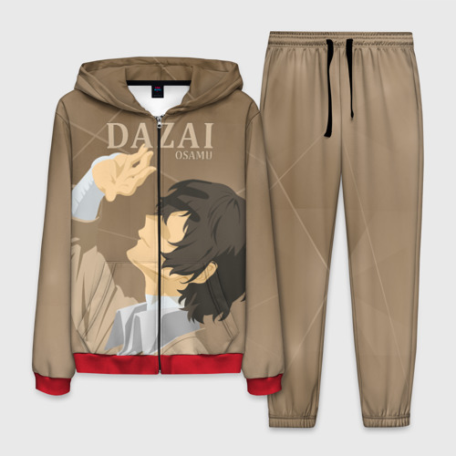 Мужской костюм 3D Дазай Осаму Dazai Osamu, bungou stray dogs образ, цвет красный