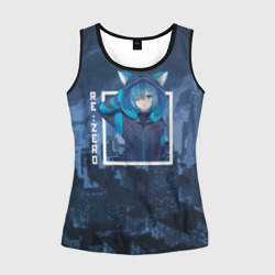 Женская майка 3D Рем с ушками, Re: Zero. Жизнь с нуля в альтернативном мире