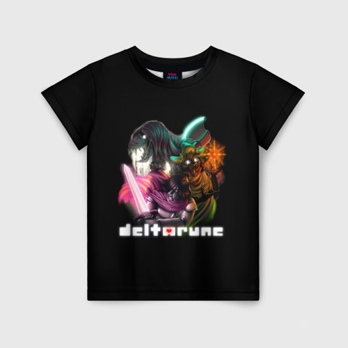 Детская футболка 3D Deltarune Персонажи.