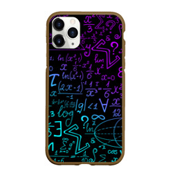 Чехол для iPhone 11 Pro Max матовый Неоновые формулы neon formulas