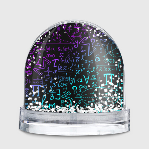 Игрушка Снежный шар Неоновые формулы neon formulas - фото 2