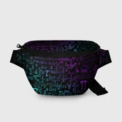 Поясная сумка 3D Неоновые формулы neon formulas