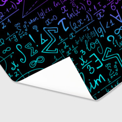 Бумага для упаковки 3D Неоновые формулы neon formulas - фото 2