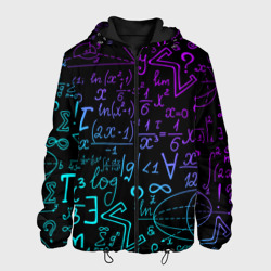 Мужская куртка 3D Неоновые формулы neon formulas