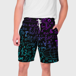 Мужские шорты 3D Неоновые формулы neon formulas