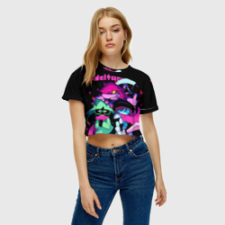 Женская футболка Crop-top 3D Deltarune Дельта Руна - фото 2