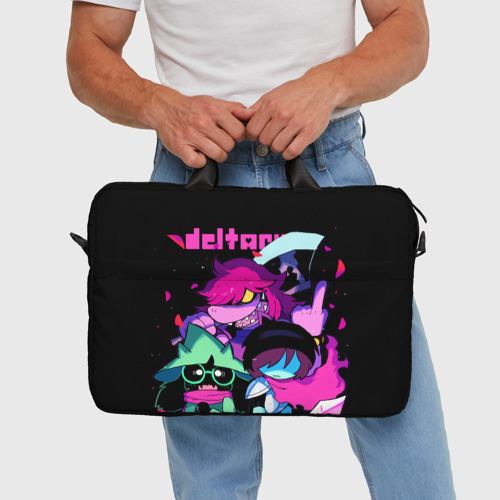 Сумка для ноутбука 3D Deltarune Дельта Руна, цвет 3D печать - фото 5