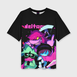 Женская футболка oversize 3D Deltarune Дельта Руна