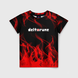 Детская футболка 3D Deltarune Fire
