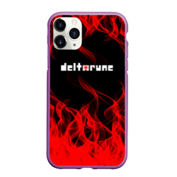 Чехол для iPhone 11 Pro матовый Deltarune Fire