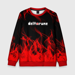 Детский свитшот 3D Deltarune Fire