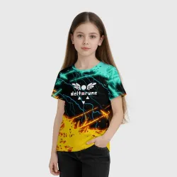 Детская футболка 3D Deltarune Молнии - фото 2