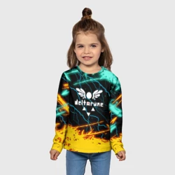 Детский лонгслив 3D Deltarune Молнии - фото 2