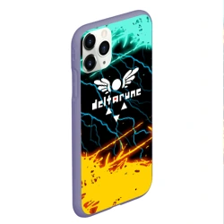 Чехол для iPhone 11 Pro Max матовый Deltarune Молнии - фото 2