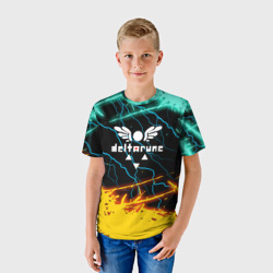 Детская футболка 3D Deltarune Молнии - фото 2