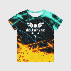Детская футболка 3D Deltarune Молнии