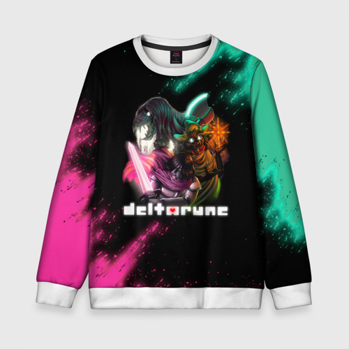 Детский свитшот 3D Deltarune персонажи