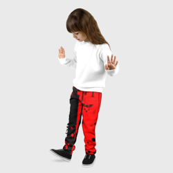 Детские брюки 3D Deltarune black & red - фото 2