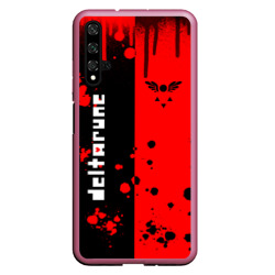 Чехол для Honor 20 Deltarune black & red