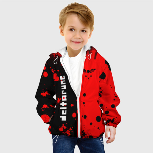 Детская куртка 3D Deltarune black & red, цвет белый - фото 3