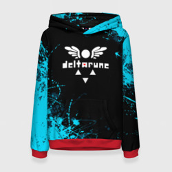 Женская толстовка 3D Deltarune брызги красок