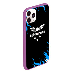 Чехол для iPhone 11 Pro Max матовый [Deltarune] - Нарисованный огонь - фото 2