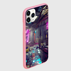 Чехол для iPhone 11 Pro Max матовый Городской Киберпанк - фото 2