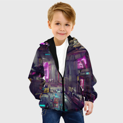 Детская куртка 3D Городской Киберпанк - фото 2