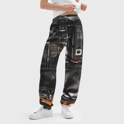 Женские джоггеры оверсайз 3D Стиль терминатора - фото 2