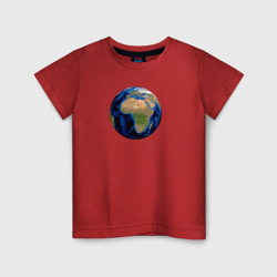 Детская футболка хлопок Планета солнечной системы земля