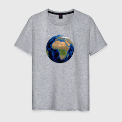 Мужская футболка хлопок Планета солнечной системы земля