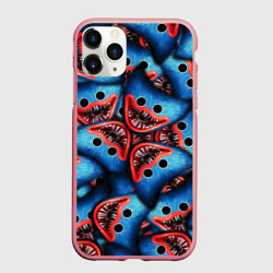 Чехол для iPhone 11 Pro Max матовый Лицо Хаги Ваги, Poppy Playtime