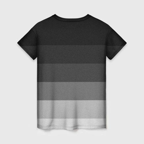 Женская футболка 3D Skoda, Шкода градиент, цвет 3D печать - фото 2