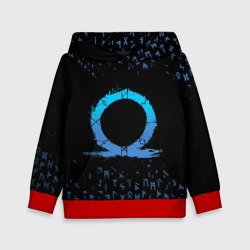 Детская толстовка 3D Бог войны символ Кратоса, руны God of war