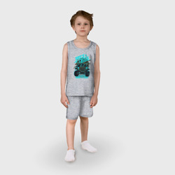 Детская пижама с шортами хлопок Авто чемпион дорог - фото 2