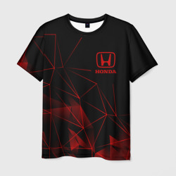 Мужская футболка 3D Honda, хонда геометрия линии
