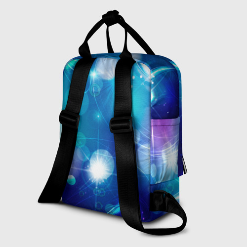 Женский рюкзак 3D с принтом Fang Фэнг Brawl Stars, вид сзади #1