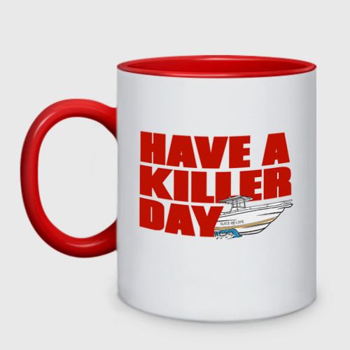 Кружка двухцветная Have A Killer Day