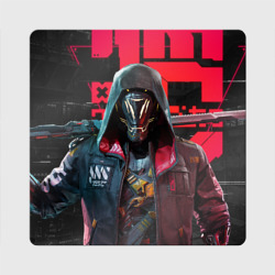 Магнит виниловый Квадрат Ghostrunner - Jack the Ghostrunner