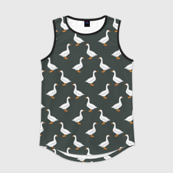 Мужская спортивная майка 3D Гуси паттерн