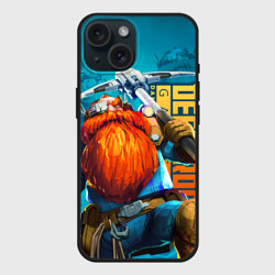 Чехол силиконовый для Apple iPhone 15 матовый Deep Rock Galactic The Scout