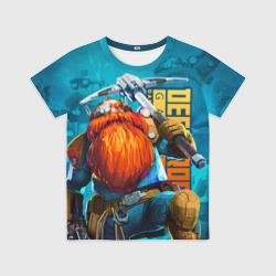 Детская футболка 3D Deep Rock Galactic The Scout