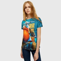 Женская футболка 3D Deep Rock Galactic The Scout - фото 2