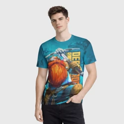 Мужская футболка 3D Deep Rock Galactic The Scout - фото 2