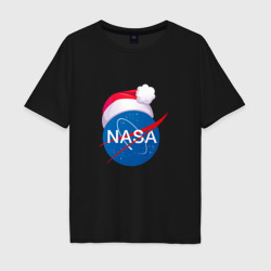 NASA new year 2024 – Мужская футболка хлопок Oversize с принтом купить со скидкой в -16%