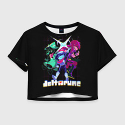 Женская футболка Crop-top 3D Deltarune Руна Дельта