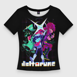 Женская футболка 3D Slim Deltarune Руна Дельта