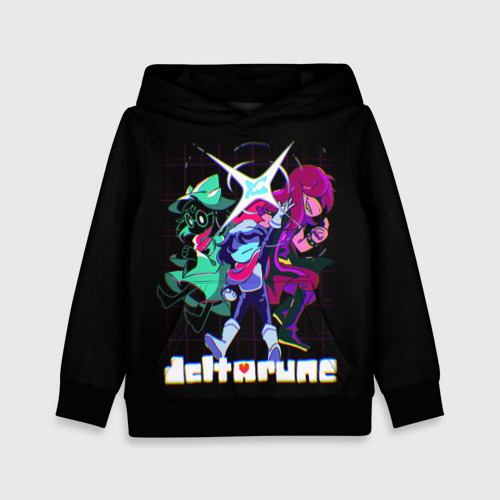 Детская толстовка 3D Deltarune Руна Дельта, цвет черный